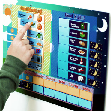 Magnetic Day & Night Responsibility Chart for Kids
