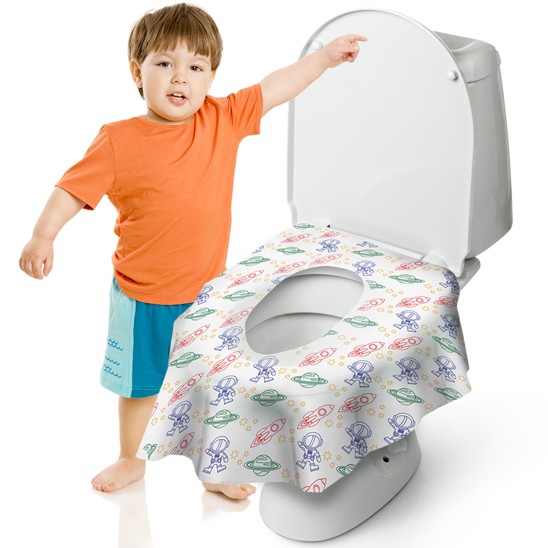 Cosmic Potty Protector: Disposable Toilet Seat Covers
